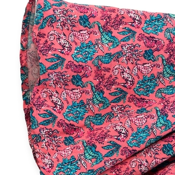 SIMPLY SOUTHERN Shirred Smocked Seahorse Top Size XL NEW - Picture 5 of 8